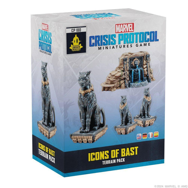 Marvel Crisis Protocol Miniatures - Icons of Bast Terrain Pack - Pre-Order - Gap Games