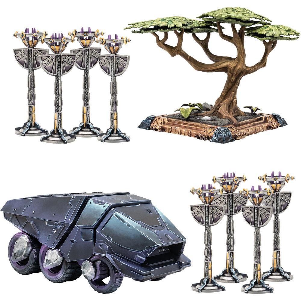 Marvel Crisis Protocol Miniatures - Kingdom of Wakanda Terrain Pack - Pre-Order - Gap Games
