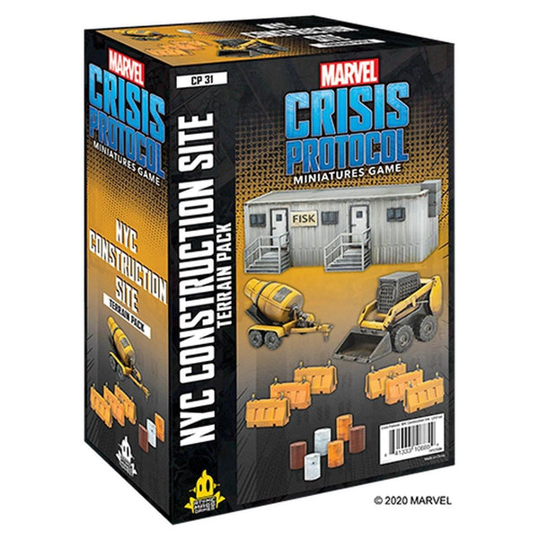 Marvel Crisis Protocol NYC Construction Site Terrain Pack - Gap Games