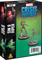 Marvel Crisis Protocol Sin and Viper - Gap Games