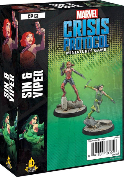 Marvel Crisis Protocol Sin and Viper - Gap Games