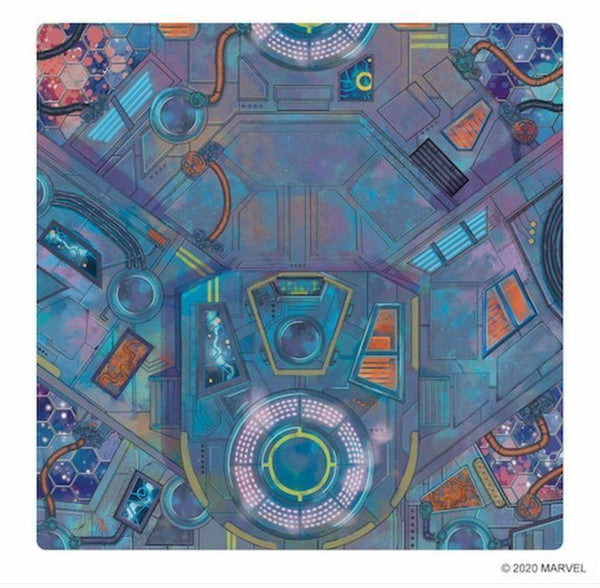 Marvel Crisis Protocol Spaceport Showdown Game Mat - Gap Games