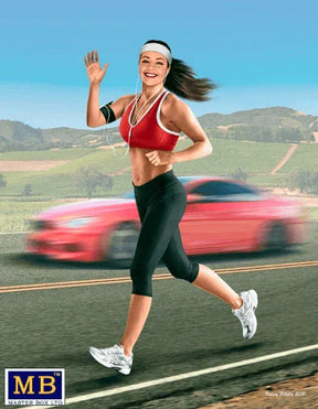 Master Box 1/24 Jogging some miles. Tyra. Plastic Model Kit - Gap Games