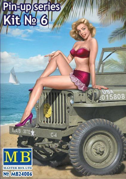 Master Box 1/24 Pin-up series, Kit No. 6. Samantha Plastic Model Kit - Gap Games