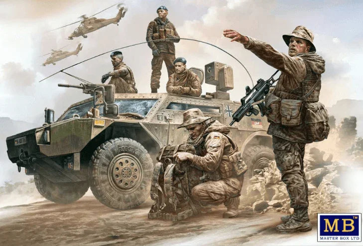 Master Box 1/35 Bundeswehr. German Military Men, Present Day Plastic Model Kit - Gap Games