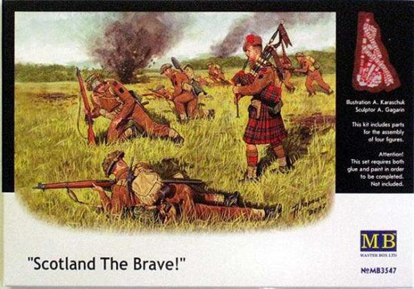 Master Box 1/35 Scotland The Brave! Plastic Model Kit - Gap Games