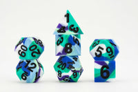 MDG 16mm Pride Sharp Edge Silicone Rubber Poly Dice Set: Gay Men - Pre-Order - Gap Games