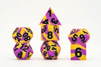 MDG 16mm Pride Sharp Edge Silicone Rubber Poly Dice Set: Intersex - Pre-Order - Gap Games