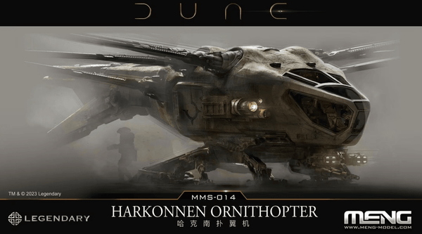 Meng Dune Harkonnen Ornithopter - Pre-Order - Gap Games