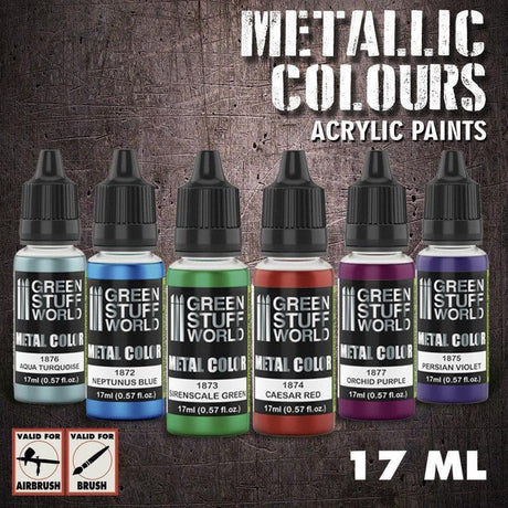 Metallic Paints Set - Colours - Gap Games