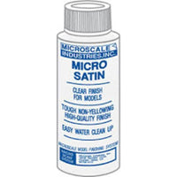 MICROSCALE Micro Coat Satin - 1 oz. Bottle (Clear Satin Finish)