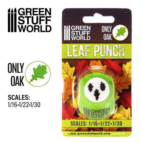 Miniature Leaf Punch LIGHT GREEN - Gap Games
