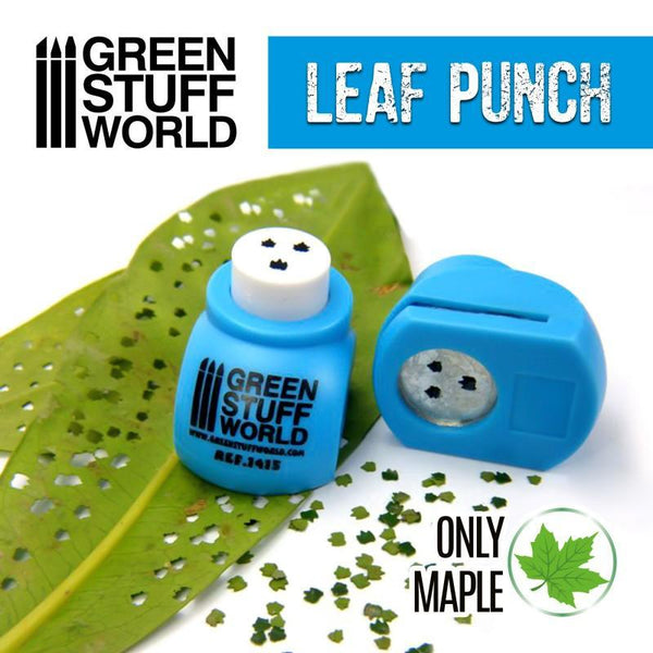 Miniature Leaf Punch MEDIUM BLUE - Gap Games