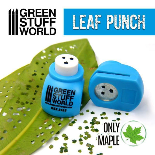 Miniature Leaf Punch MEDIUM BLUE - Gap Games