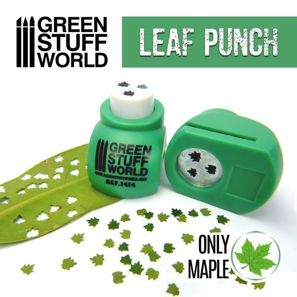 Miniature Leaf Punch MEDIUM GREEN - Gap Games