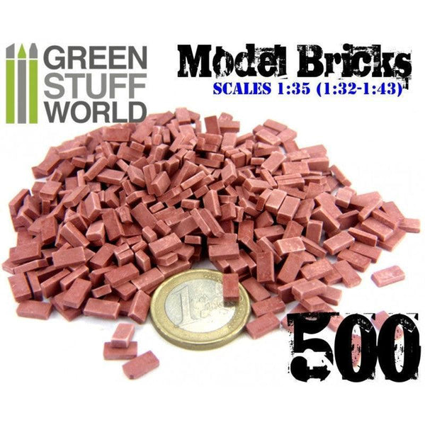 Model Bricks - Red x500 - Gap Games