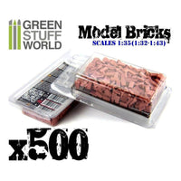 Model Bricks - Red x500 - Gap Games