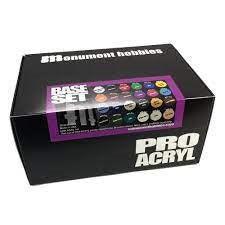 Monument Pro Acryl Sets - 24 Colour Base Set – 24 Colors - Gap Games
