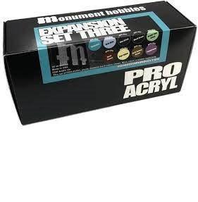 Monument Pro Acryl Sets - Expansion Set 3 – 9 Colors - Gap Games