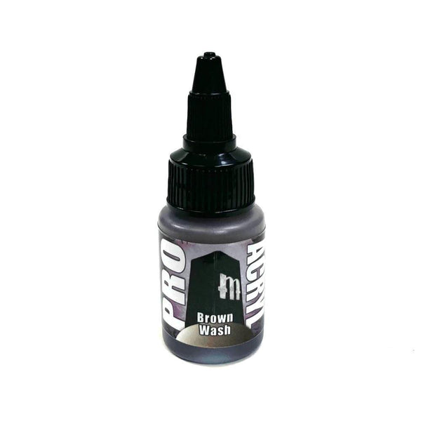 Monument Pro Acryl Washes - Brown Wash 22ml - Gap Games
