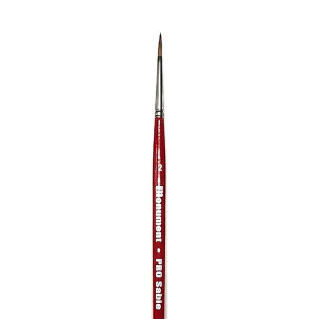 Monument Pro Sables - Sable Round Size 2 Brush - Gap Games