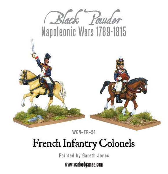 Mounted Napoleonic French Infantry Colonels - Gap Games