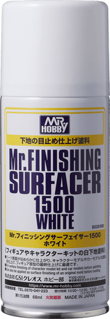 Mr. Finishing Surfacer 1500 White Spray Type - Gap Games