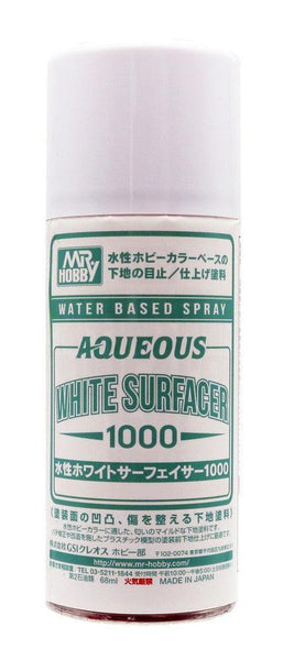 MR HOBBY Mr Aqueous Whire Surfacer 1000 Spray - Gap Games