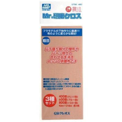 MR HOBBY Mr Grinding Cloth #400-600-800 - Gap Games