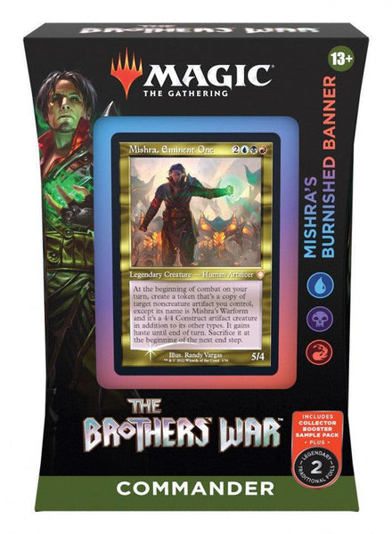 MTG The Brothers War Commander Deck Mishra's Burning Banner - Gap Games