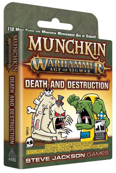 Munchkin Warhammer Age of Sigmar - Death and Destruction Expansion - Gap Games