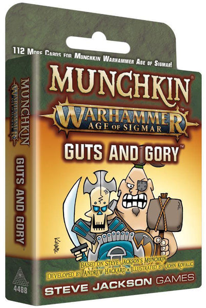 Munchkin Warhammer Age of Sigmar - Guts and Glory Expansion - Gap Games