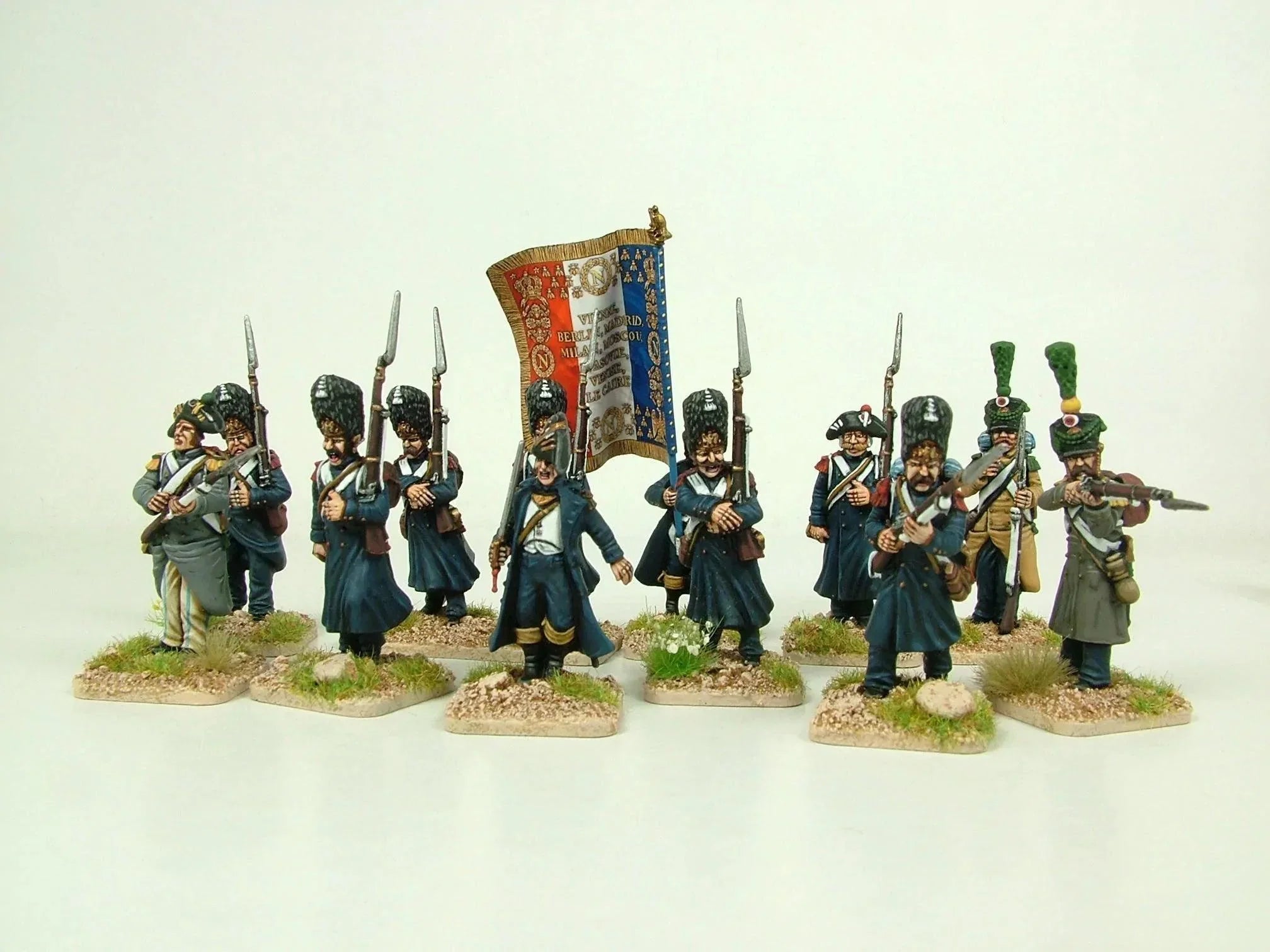 Figurines 28mm VICTRIX - Grappes Highlanders, Cies Du Centre 1er Empire - Plastique, Neuf