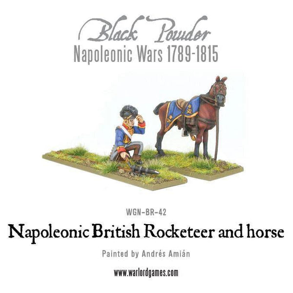 Napoleonic British Rocketeer With Horse - Gap Games