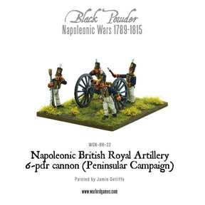 Napoleonic British Royal Artillery 6-Pdr Cannon (Peninsular Campaign) - Gap Games