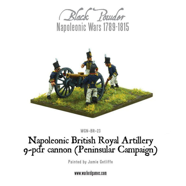 Napoleonic British Royal Artillery 9-Pdr Cannon (Peninsular Campaign) - Gap Games