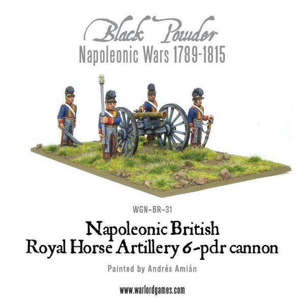Napoleonic British Royal Horse Artillery 6-pdr cannon - Gap Games