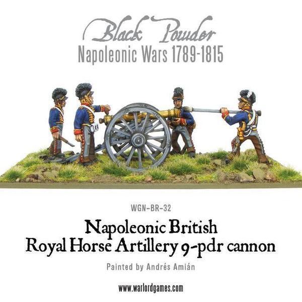 Napoleonic British Royal Horse Artillery 9-pdr cannon - Gap Games