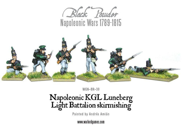 Napoleonic KGL Luneberg Light Battalion Skirmishing - Gap Games