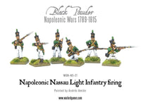 Napoleonic Nassau Light Infantry firing - Gap Games