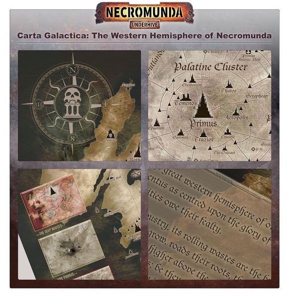 Necromunda: Carta Galactica The Western Hemisphere of Necromunda - Gap Games