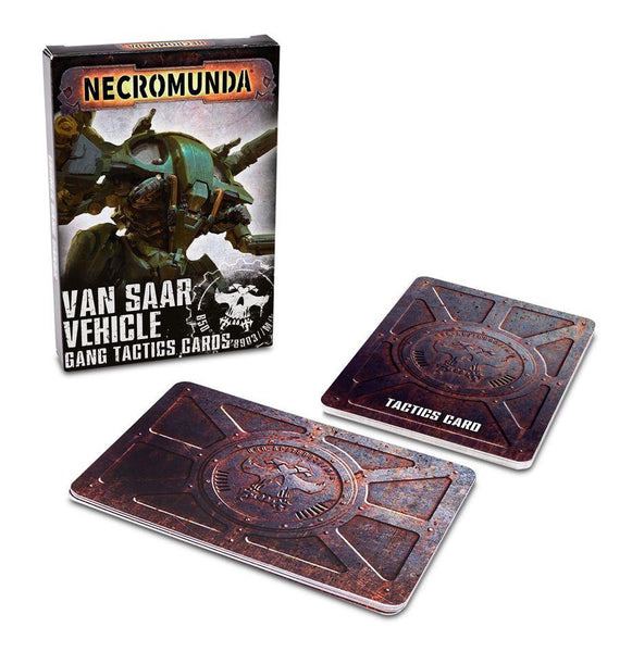 Necromunda: Van Saar Vehicle Gang Tactics Cards - Gap Games