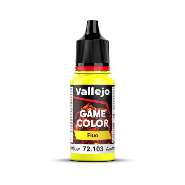 New Formula Vallejo Game Colour 18ml - Flouro Bundle (8 droppers) - Gap Games