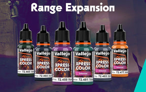 New Formula Vallejo Game Colour 18ml - Vallejo Xpress Colour - New Colours Range Bundle (36 droppers) - Pre-Order - Gap Games