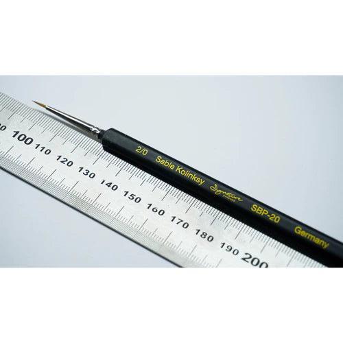 NINESTEPS Premium Sable Round Paint Brush 2/0 - Gap Games