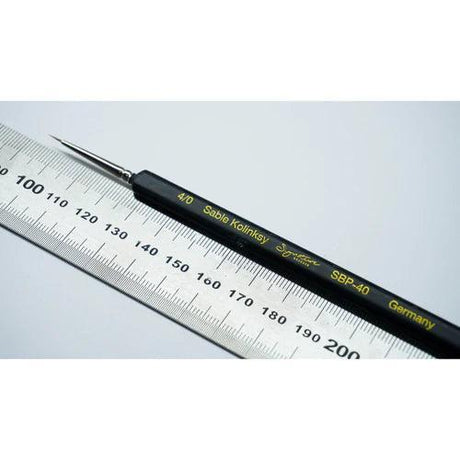 NINESTEPS Premium Sable Round Paint Brush 4/0 - Gap Games