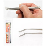 NINESTEPS XL Flat Tip Stainless Steel Tweezer - Gap Games
