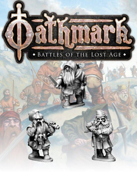 Oathmark - Dwarf Light Infantry Champions - Gap Games