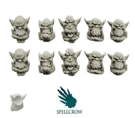 Orcs Standard Heads (ver. 2) - Gap Games