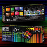 Paint Set - Acrylic Candy Inks (Box x 8) - Gap Games